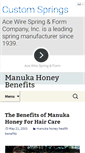 Mobile Screenshot of manukabenefits.com